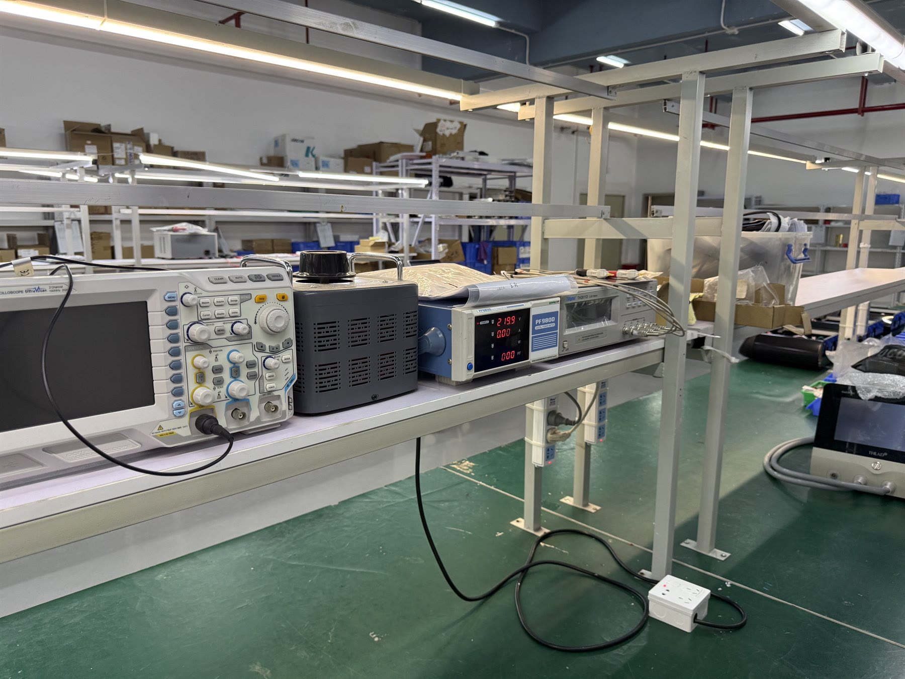 Electrical product testing station